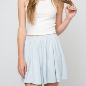 Light Pastel blue, classic brandy Melville skirt